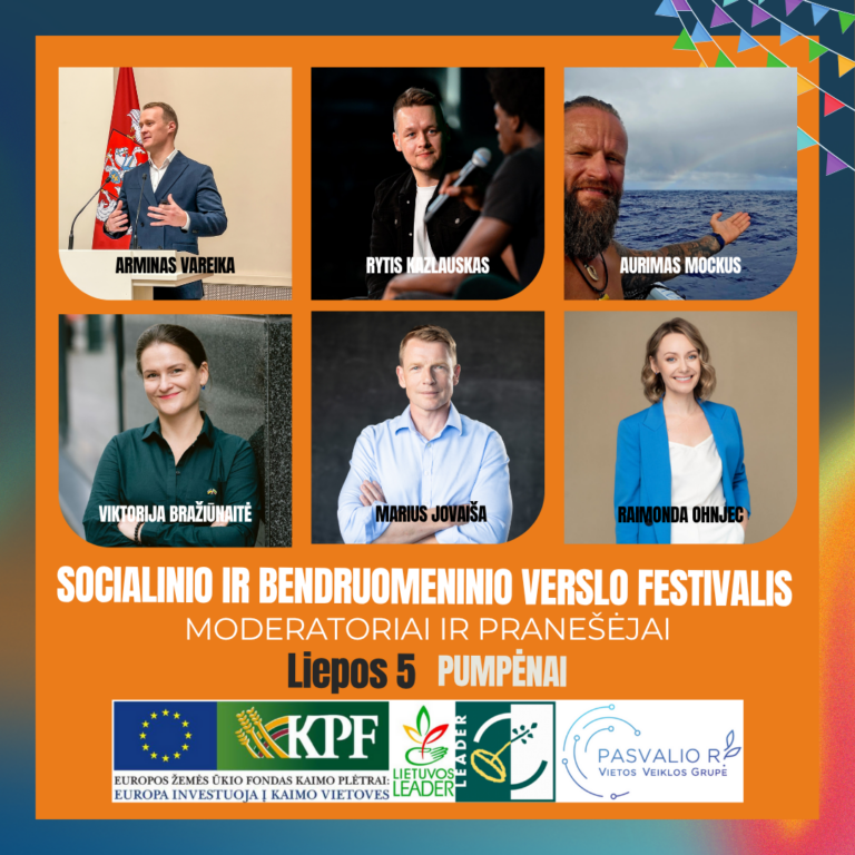 NEPAMIRŠK ! Liepos 5 d. – Socialinio ir bendruomeninio verslo festivalIs !