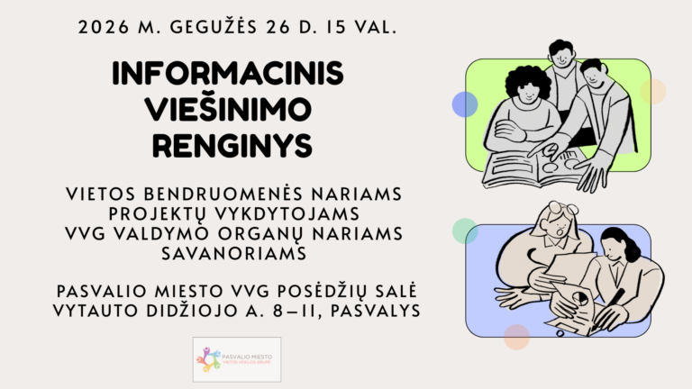 KVIEČIAME Į SUSITIKIMĄ