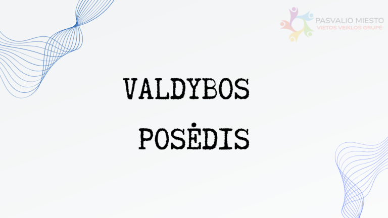 Šaukiamas valdybos posėdis